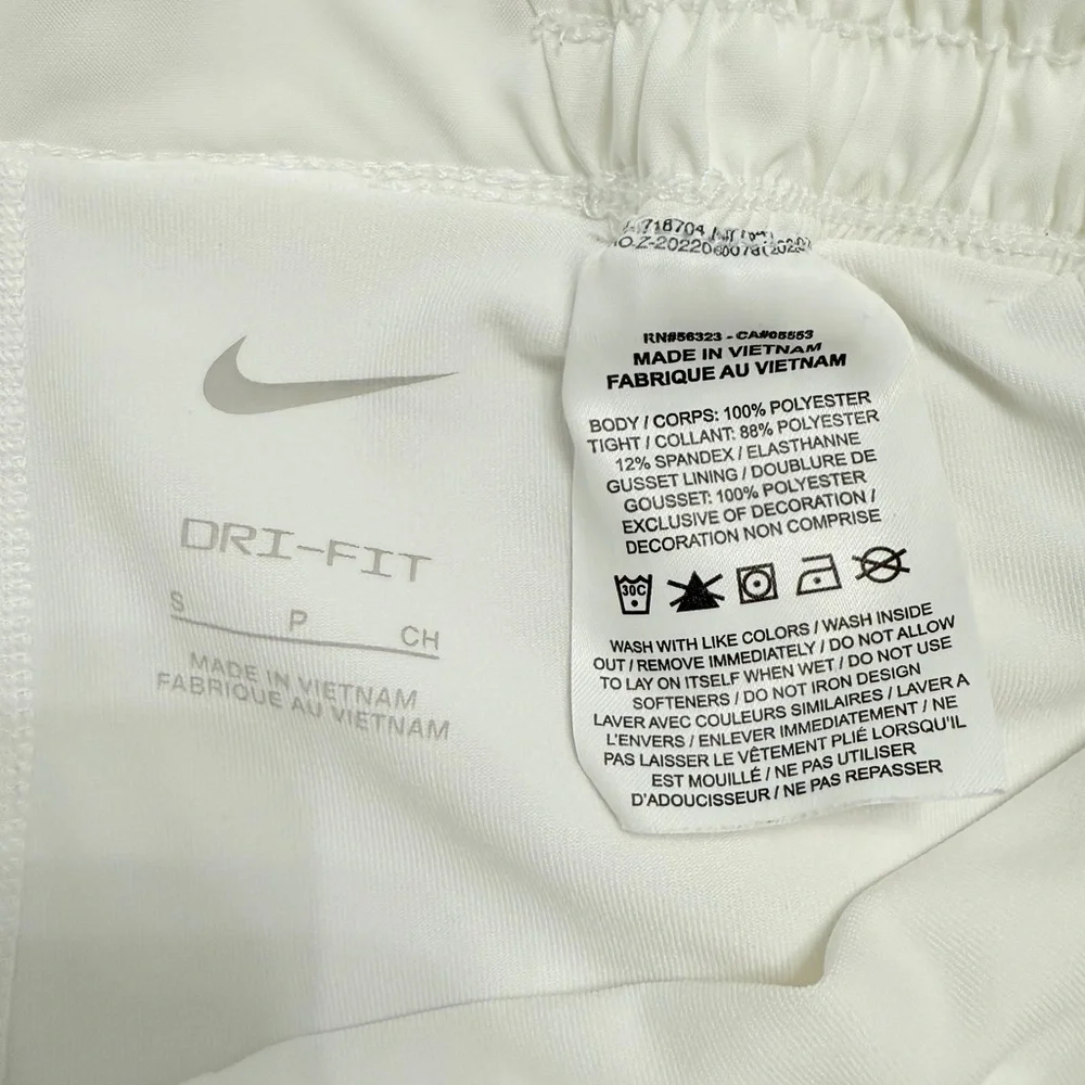 Nike Women's  White Athletic Shorts